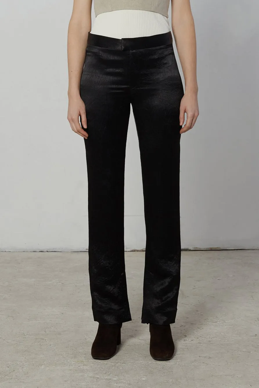 Slit Hem Pants - Black sold by NOMIA product image thumbnail 2