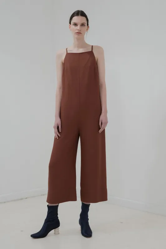 Cropped Strap Jumpsuit made by NOMIA