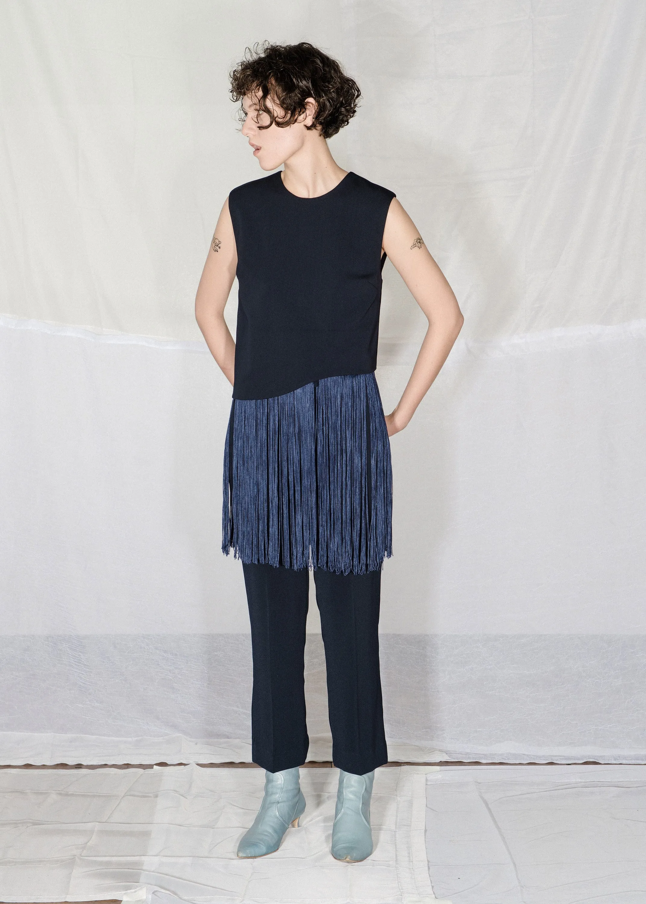 Cropped Trouser - Midnight sold by NOMIA product image thumbnail 3