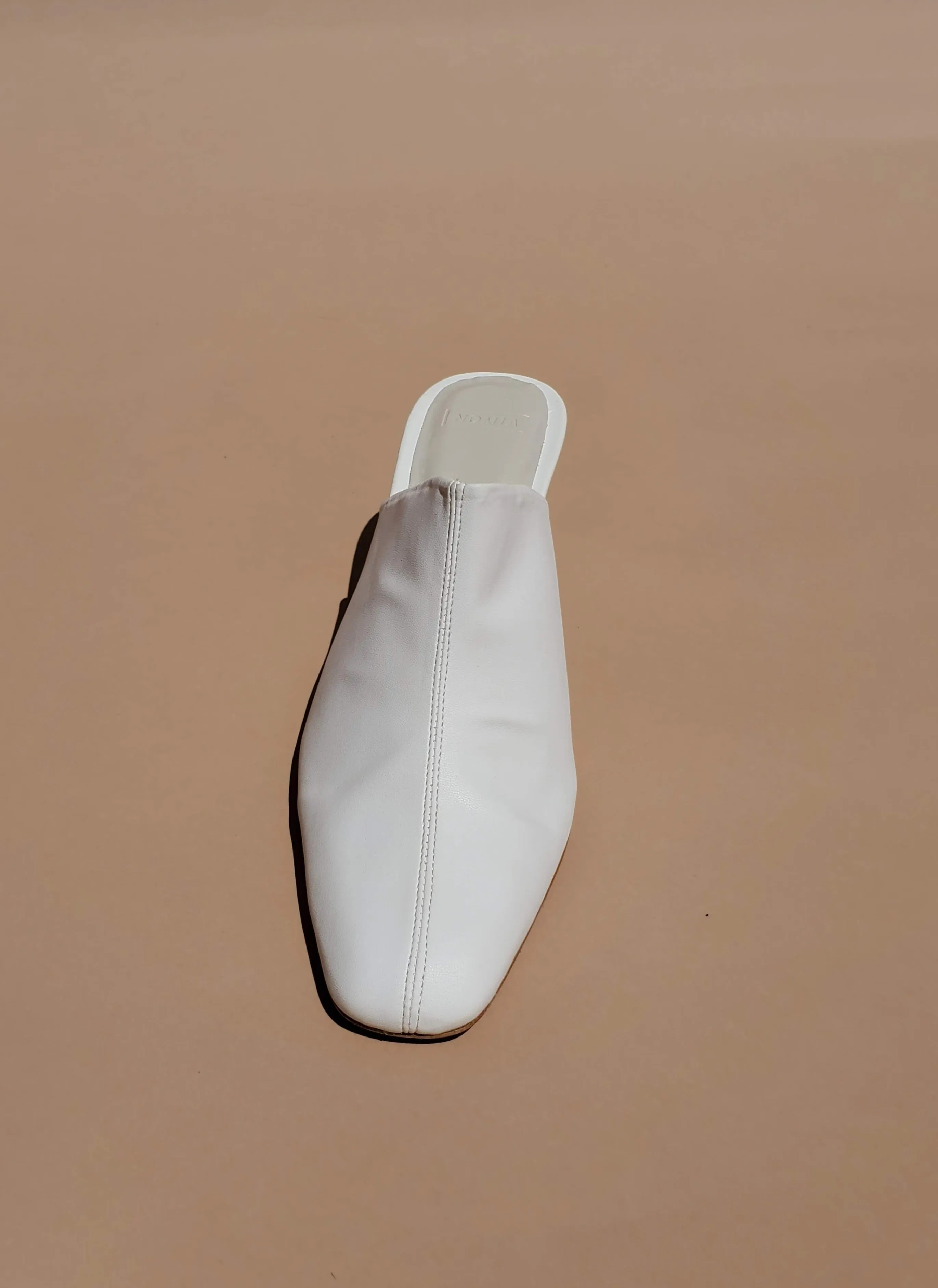 Flavia Mule - White ZZ Heel sold by NOMIA product image thumbnail 2