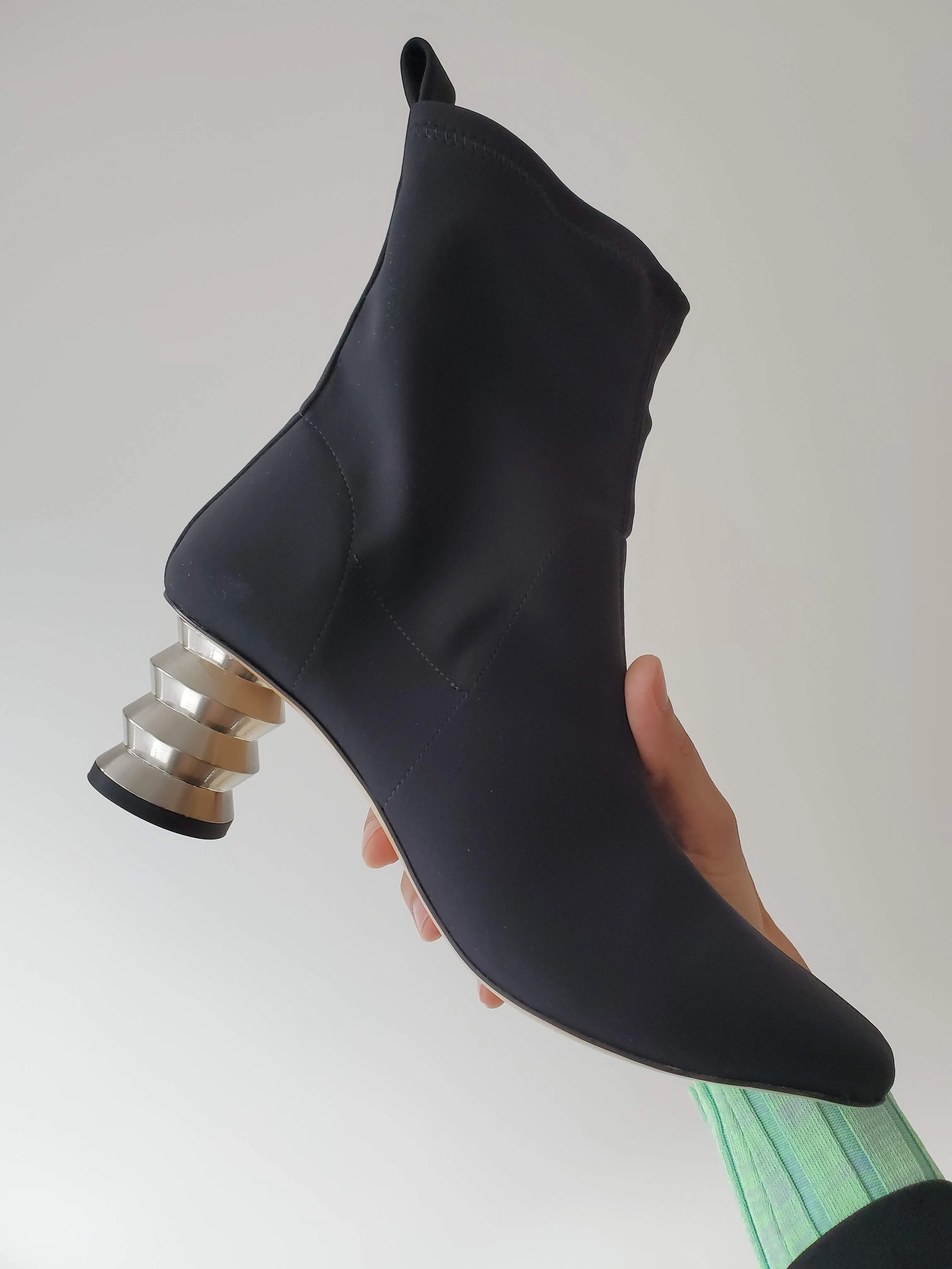 Binx Boot - Matte Black with Steel ZZ sold by NOMIA product image thumbnail 2