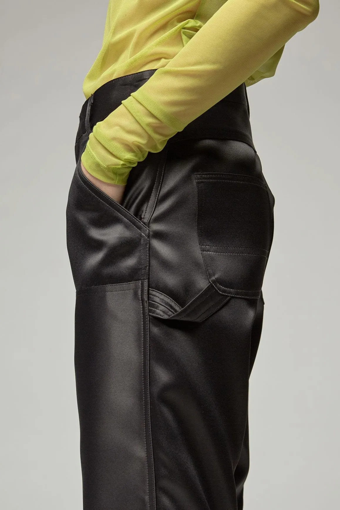 Painter Pants - Black Satin sold by NOMIA product image thumbnail 2