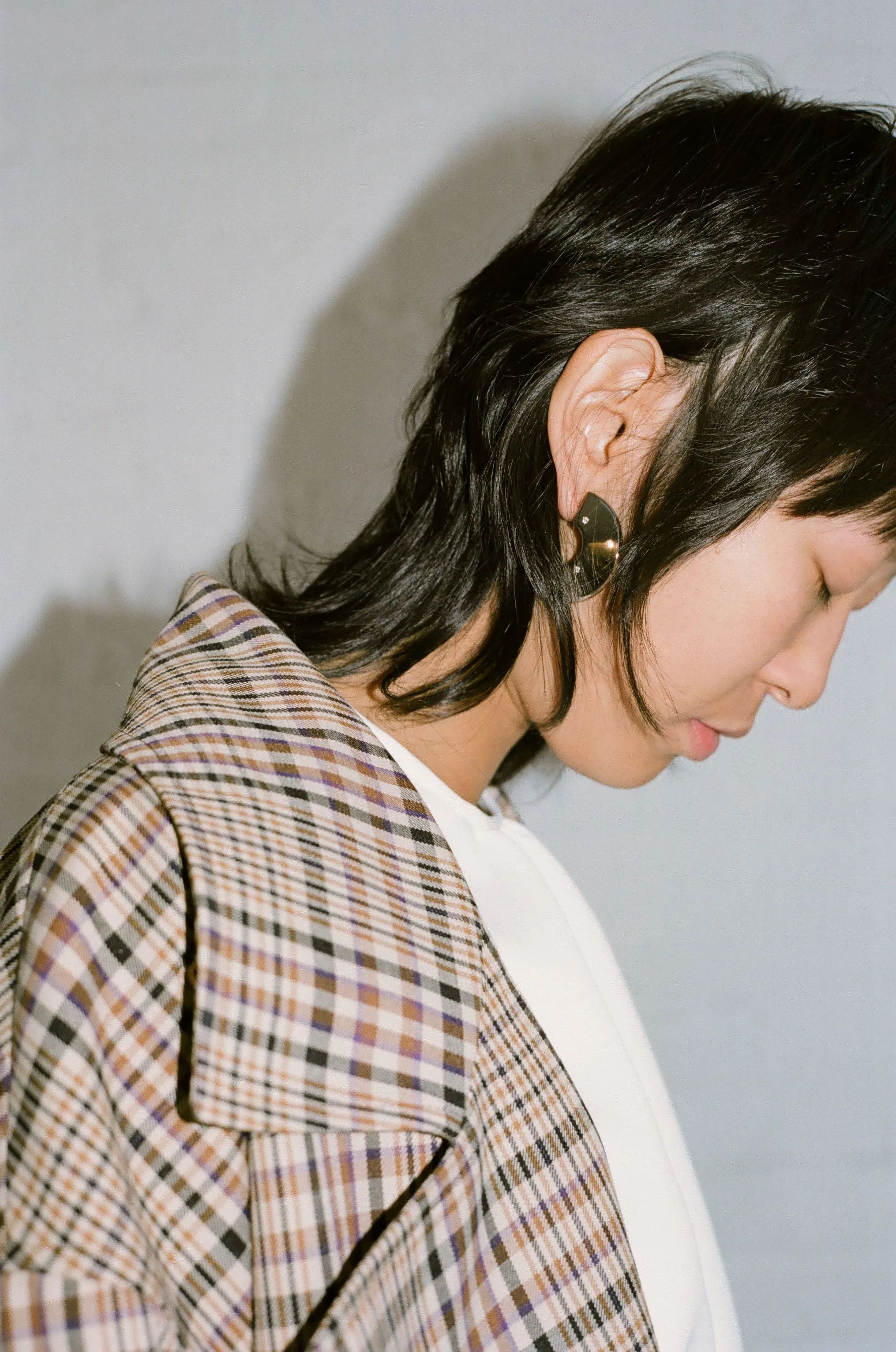 OVERSIZE TRENCH -PLAID MULTI sold by NOMIA product image thumbnail 3