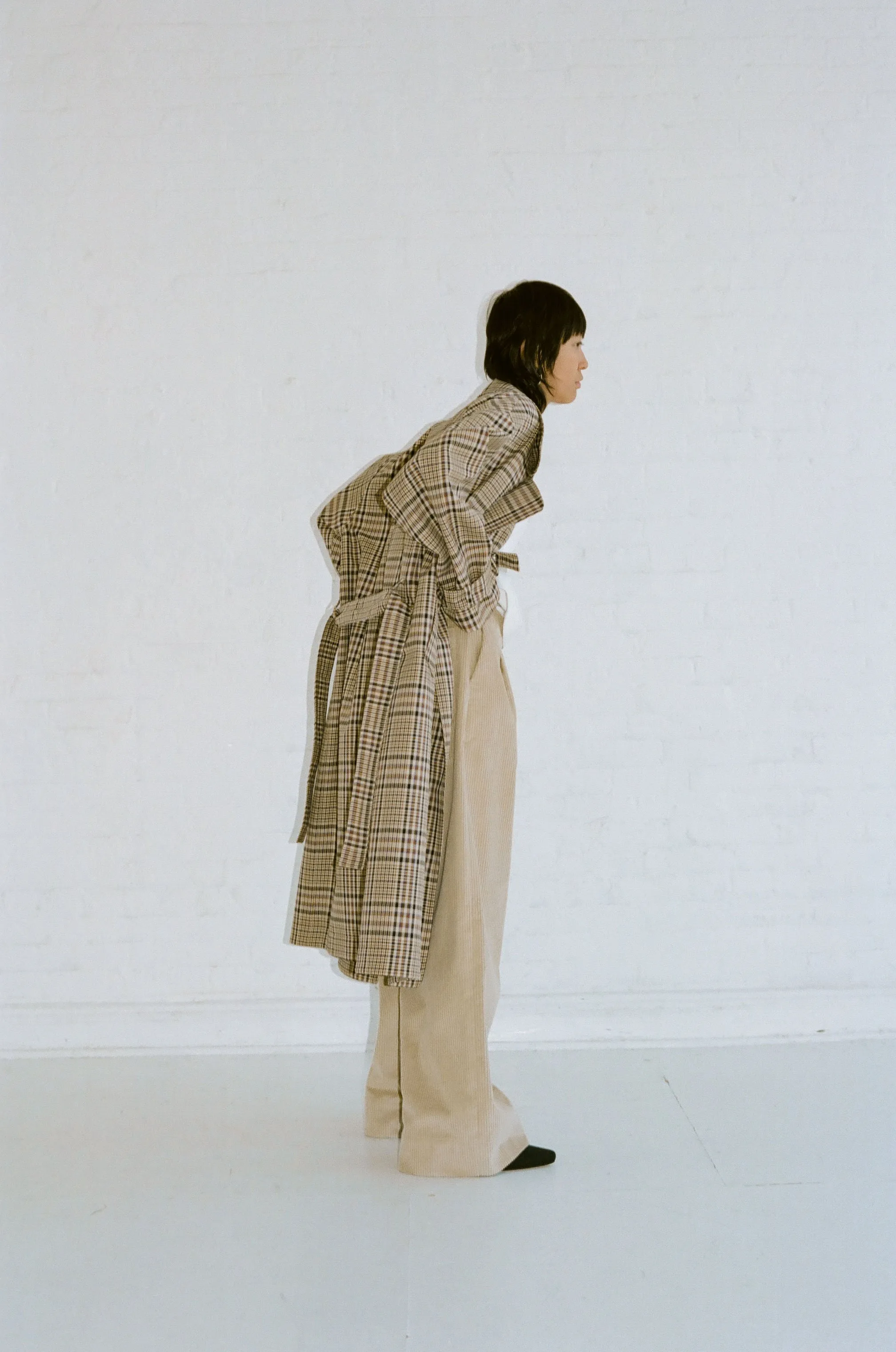 OVERSIZE TRENCH -PLAID MULTI sold by NOMIA product image thumbnail 4