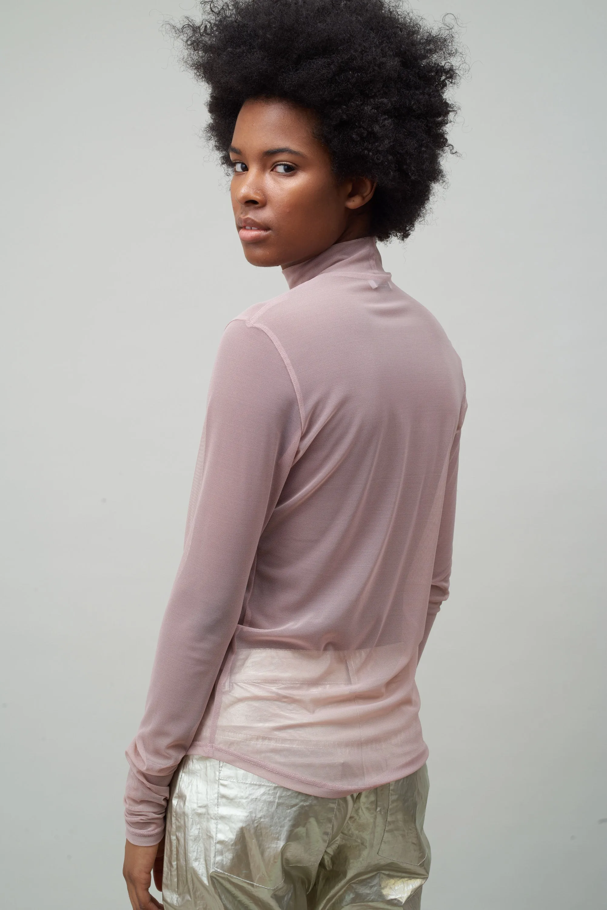 LONG SLEEVE MOCK NECK - ROSE sold by NOMIA