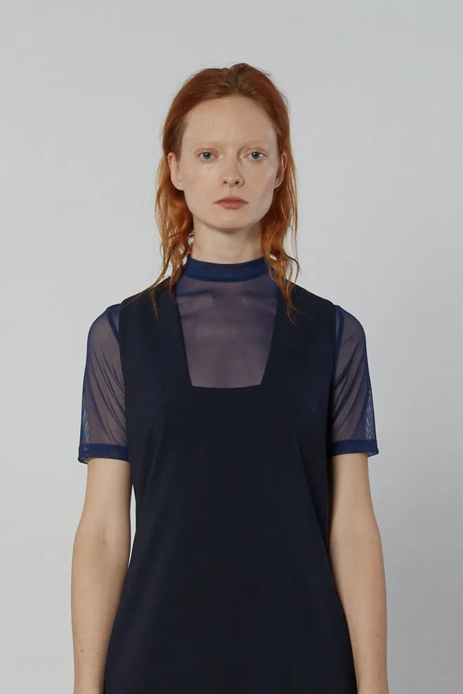 Short Sleeve Mesh Turtleneck - Marine sold by NOMIA product image thumbnail 2