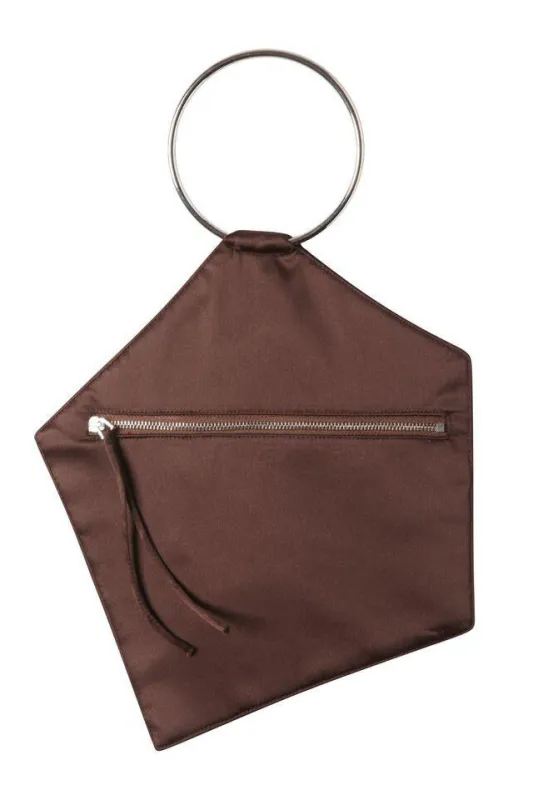 Polygon Clutch in earth made by NOMIA
