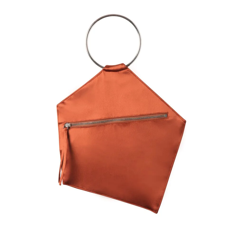 Polygon Clutch in Rust sold by NOMIA product image thumbnail 2