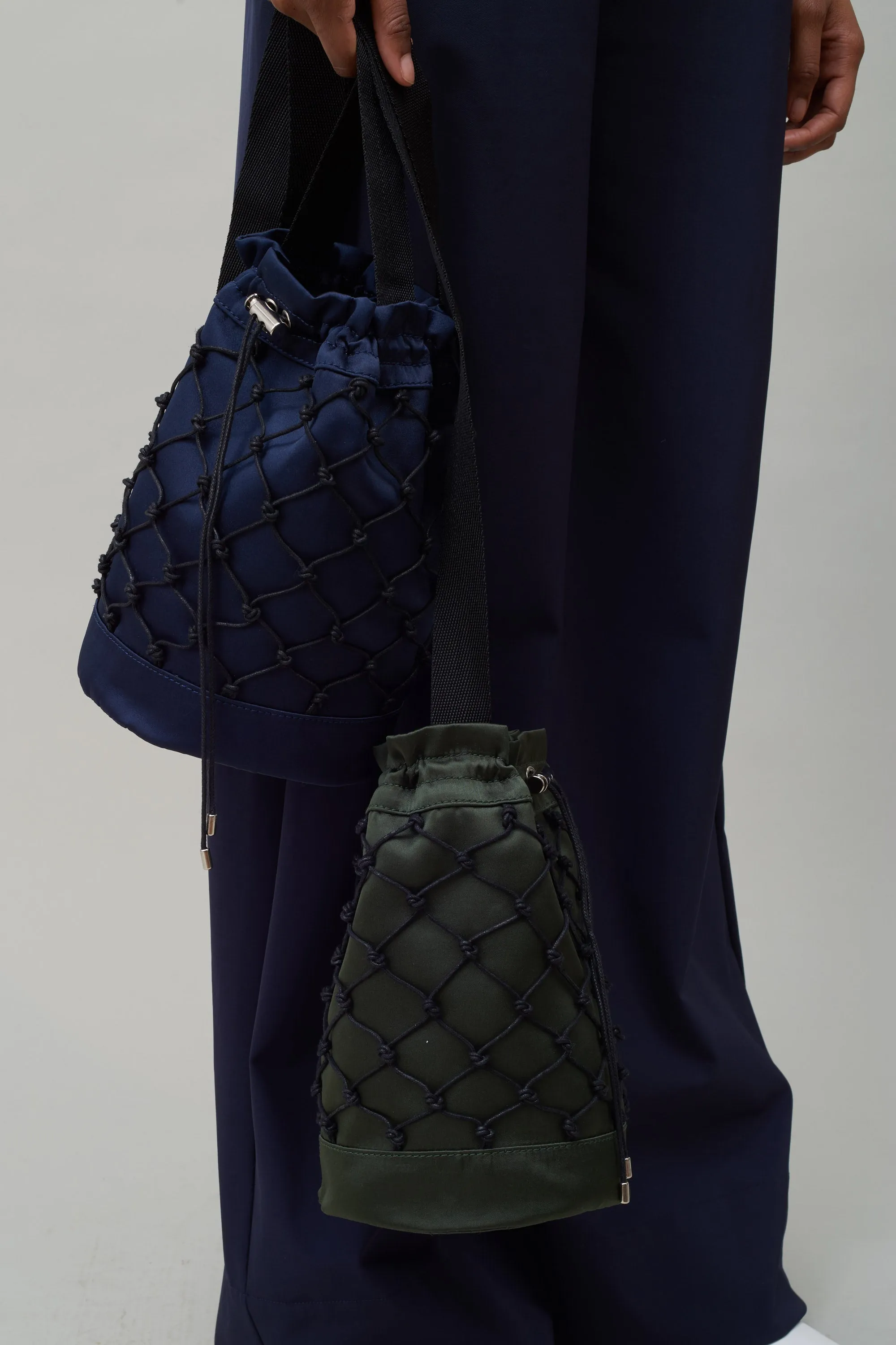 Rede Knotted Bucket Bag - Forest sold by NOMIA product image thumbnail 3