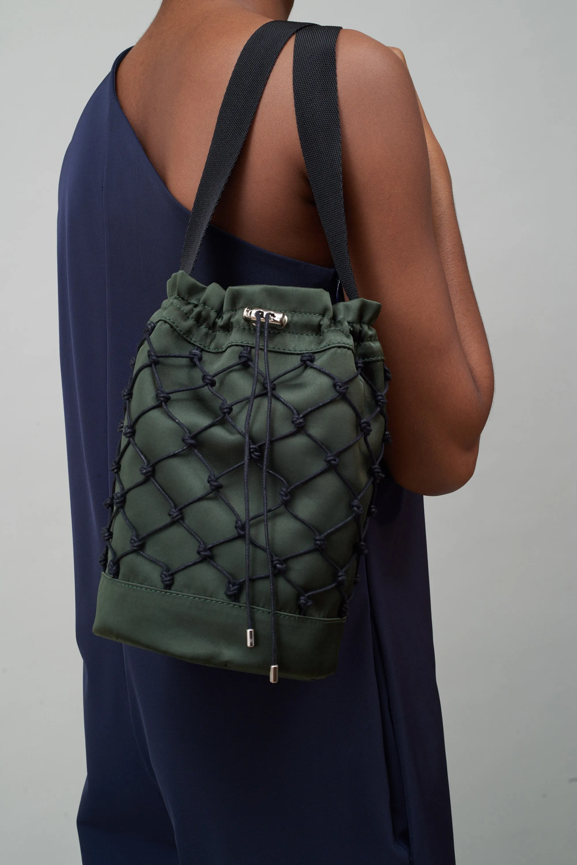 Rede Knotted Bucket Bag - Forest sold by NOMIA product image thumbnail 2