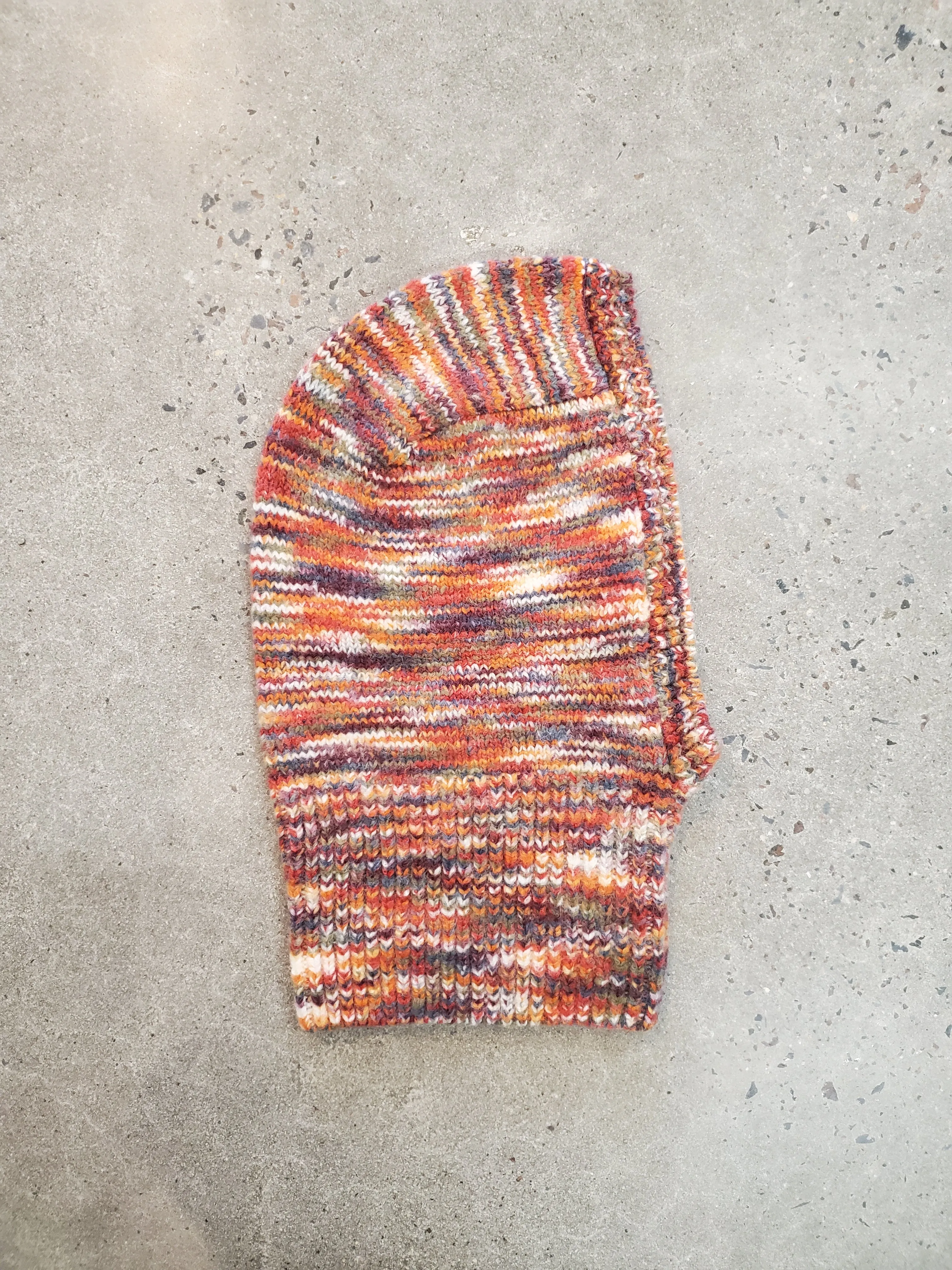 Rainbow Ombre Knit Balaclava sold by NOMIA