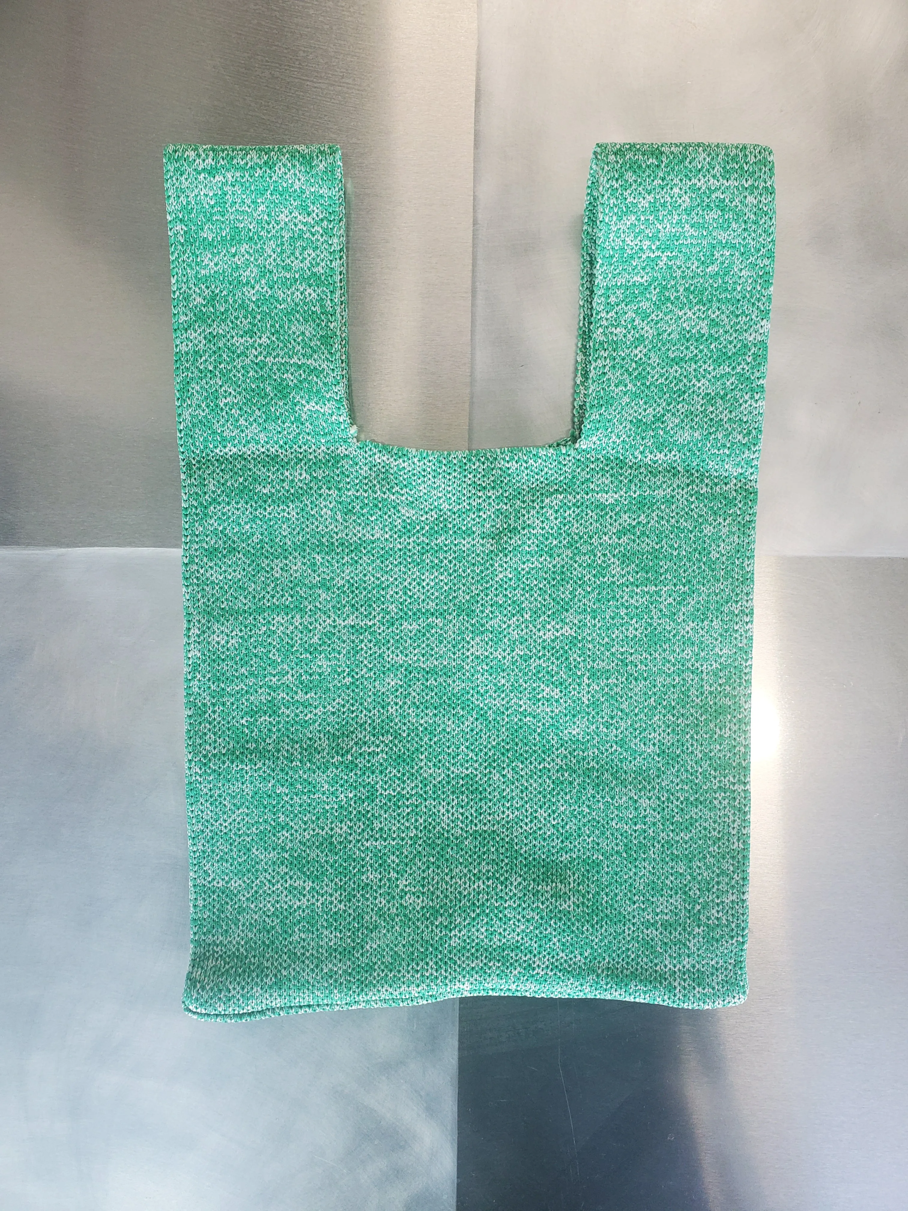 Knit Mini Tote - Green Static sold by NOMIA