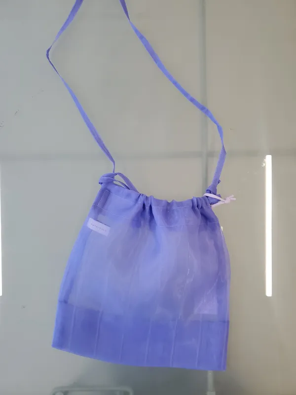 Mate Mono Organza Shoulder Bag - Lilac made by NOMIA