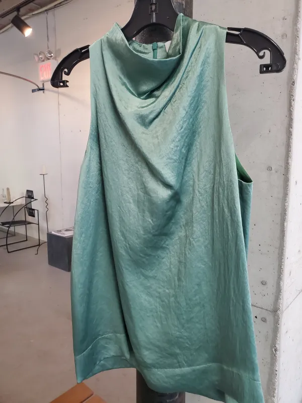 Cowl Neck Sleeveless Top - Jade made by NOMIA