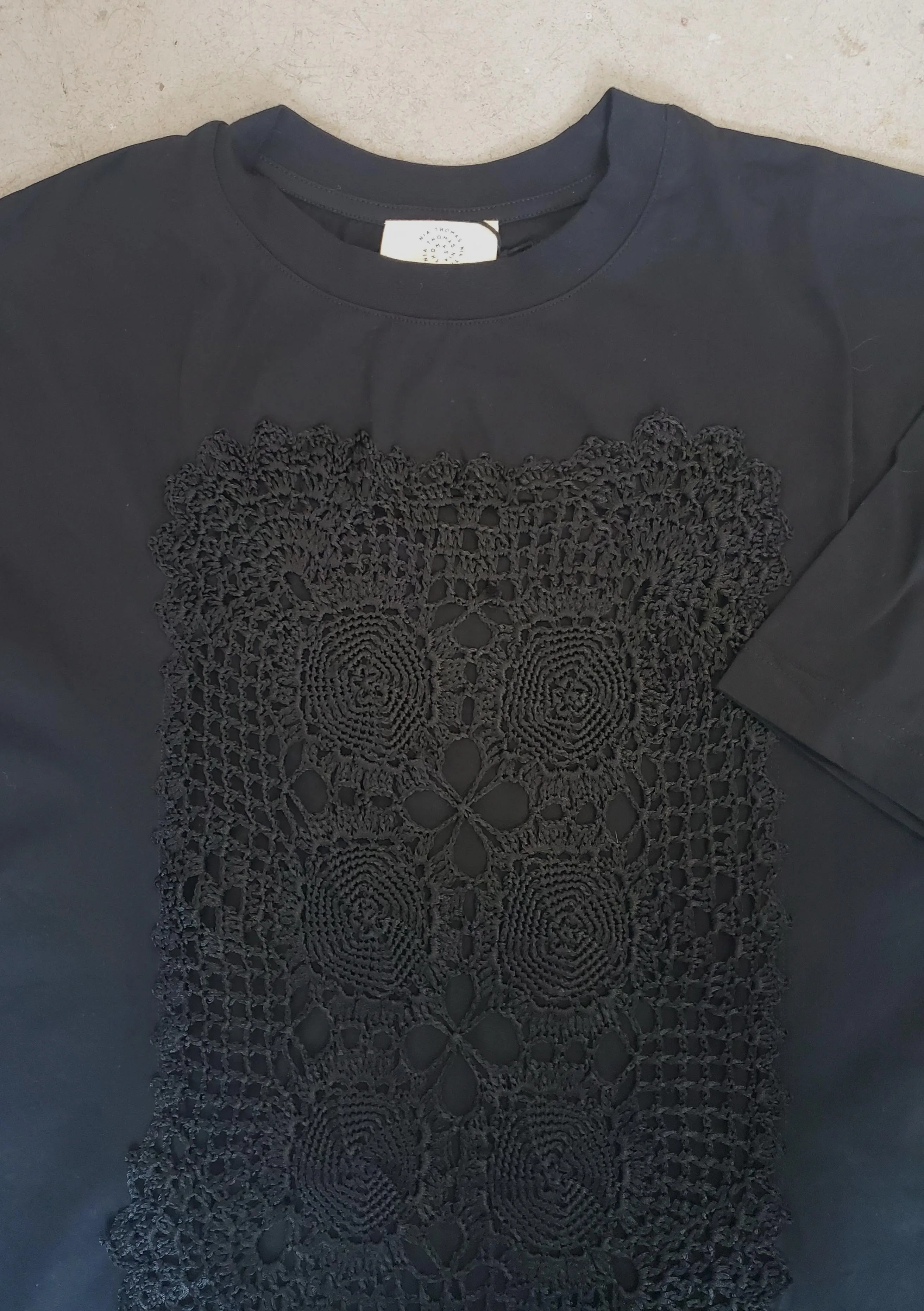 Nia Thomas - Cala Hand Crochet Applique Top sold by NOMIA product image thumbnail 2