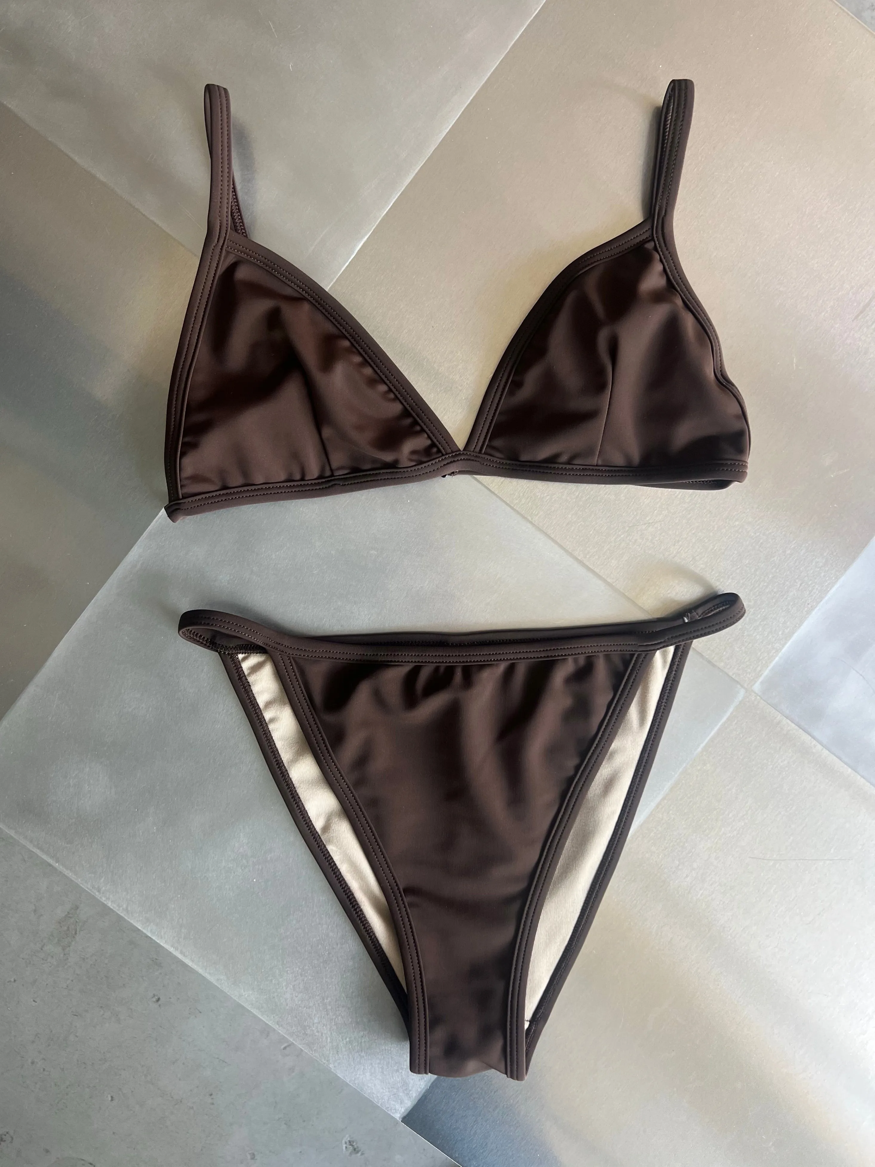 Calomel - Kuka Bikini Top - Brown sold by NOMIA product image thumbnail 2