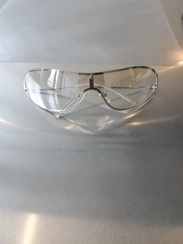 Vintage Italian Sunglasses - Silver / Clear mirror made by NOMIA