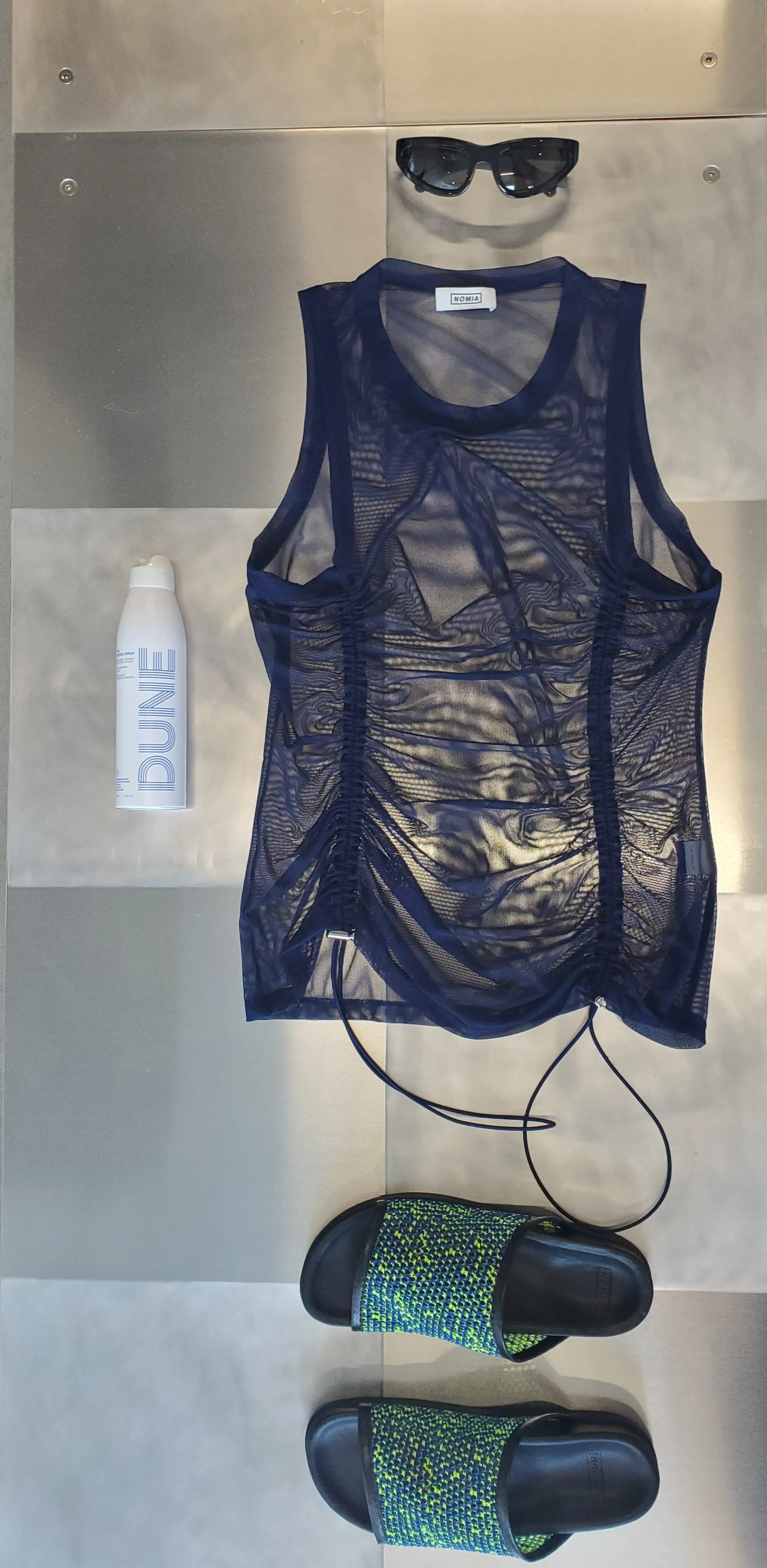 Bungee Gathered Tank - Midnight sold by NOMIA product image thumbnail 4