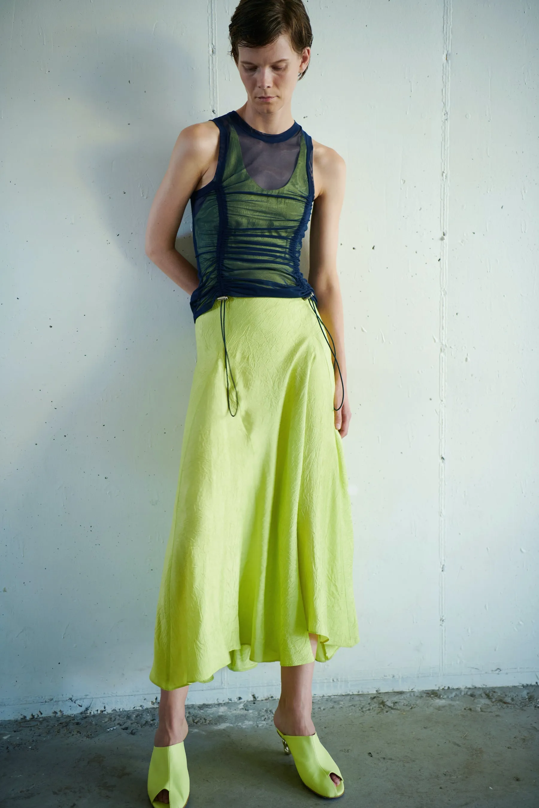 Bungee Gathered Tank - Midnight sold by NOMIA product image thumbnail 2