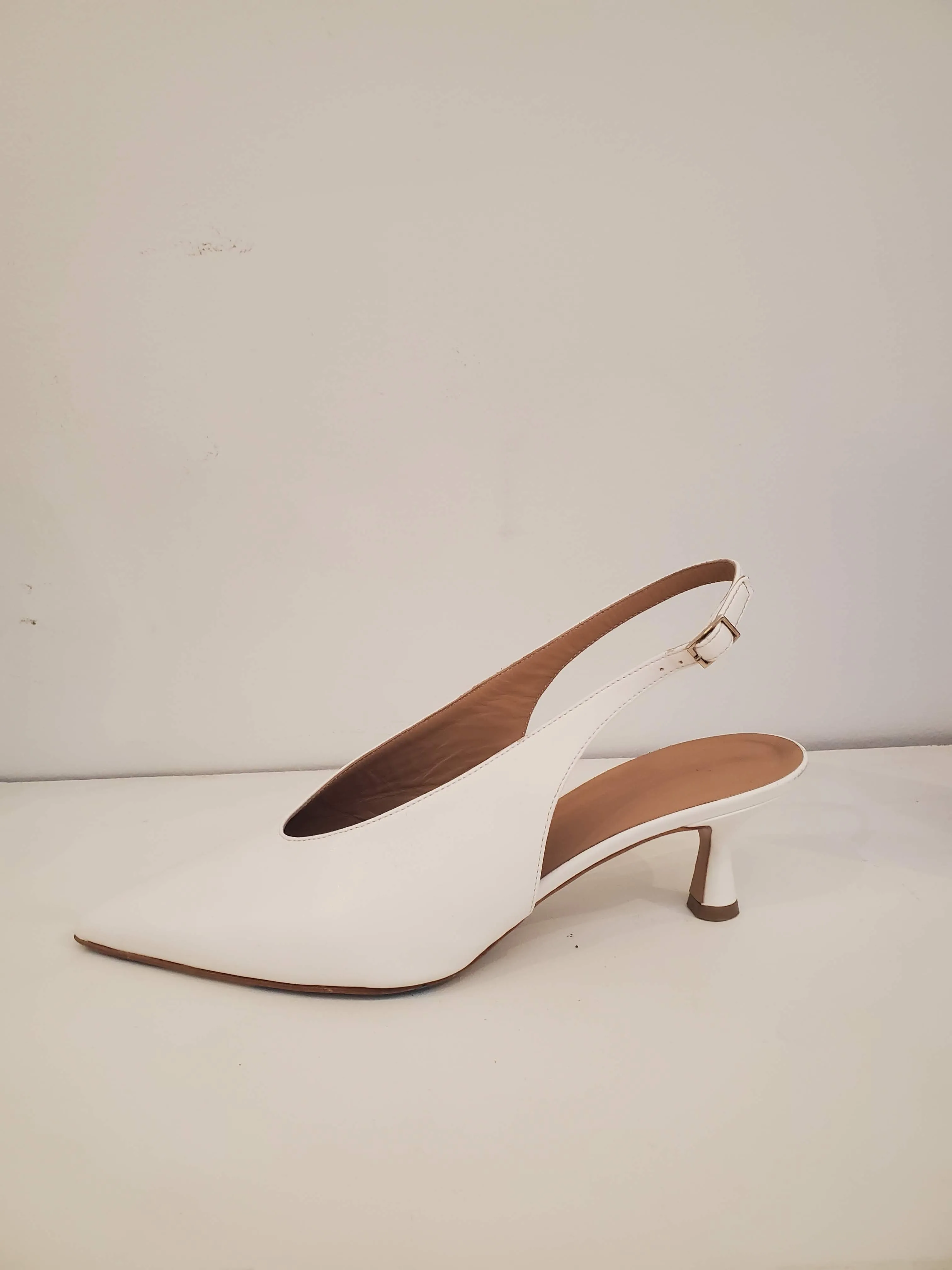 Pascale Slingback - Chalk sold by NOMIA