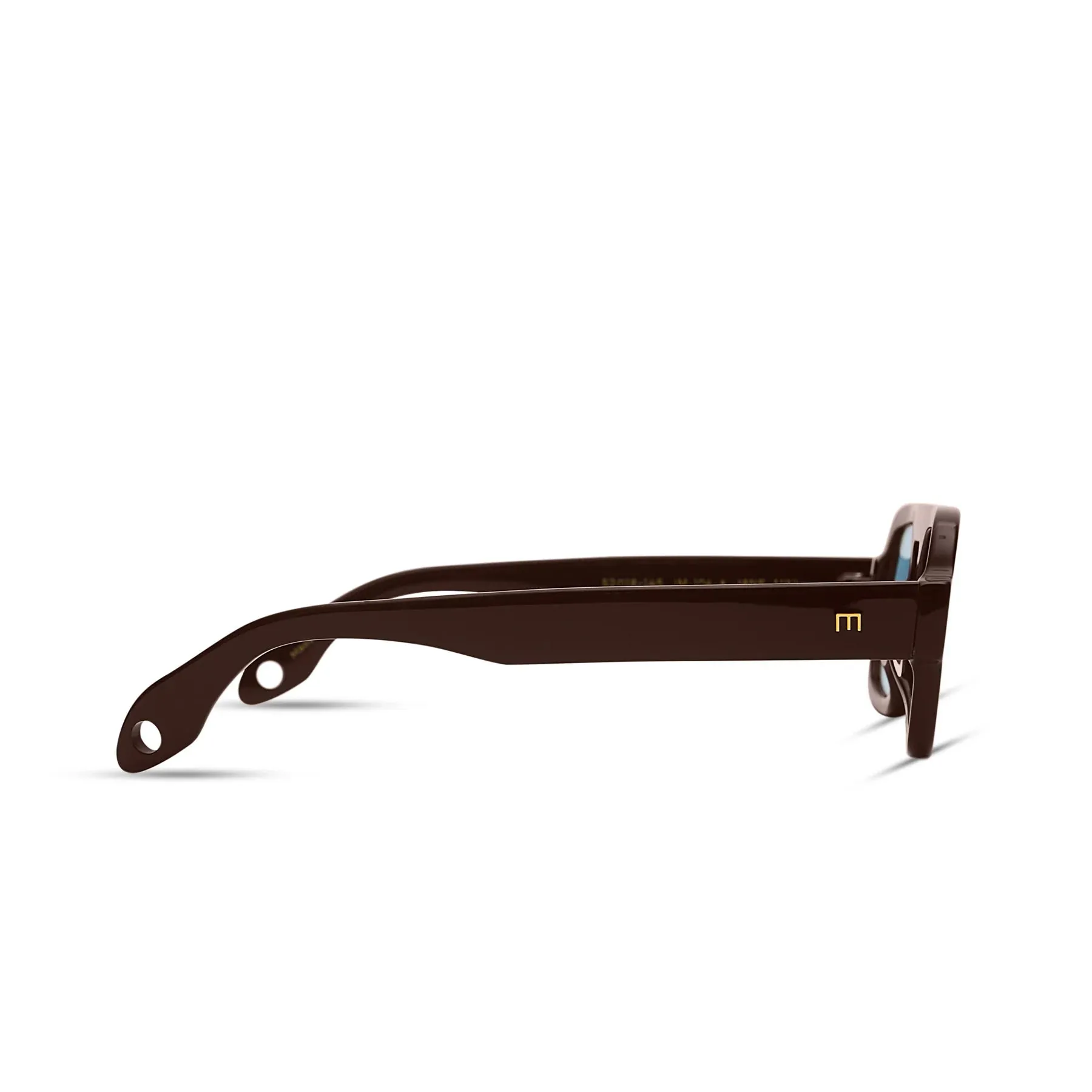 Elisa Johnson - Jane Mini Sunglasses Dark Brown sold by NOMIA product image thumbnail 2