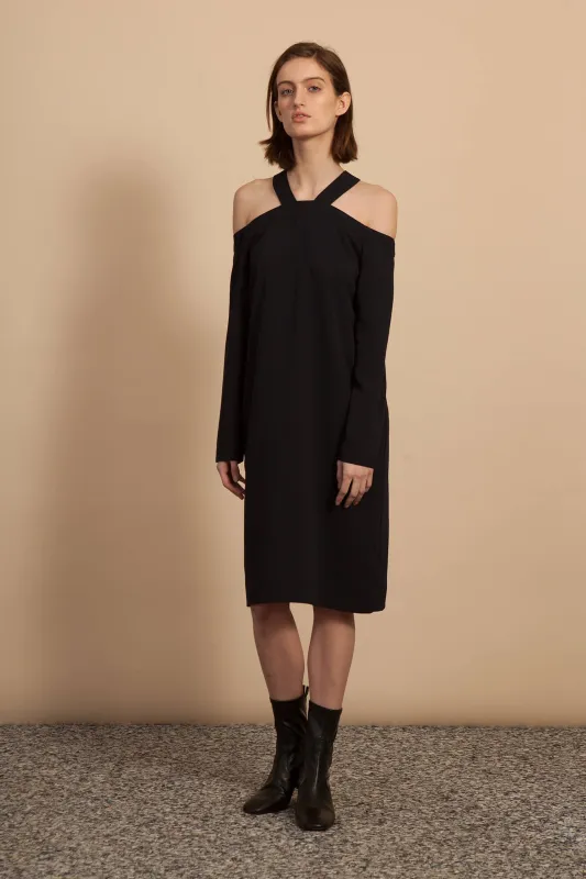 Trestle Dress - Black made by NOMIA