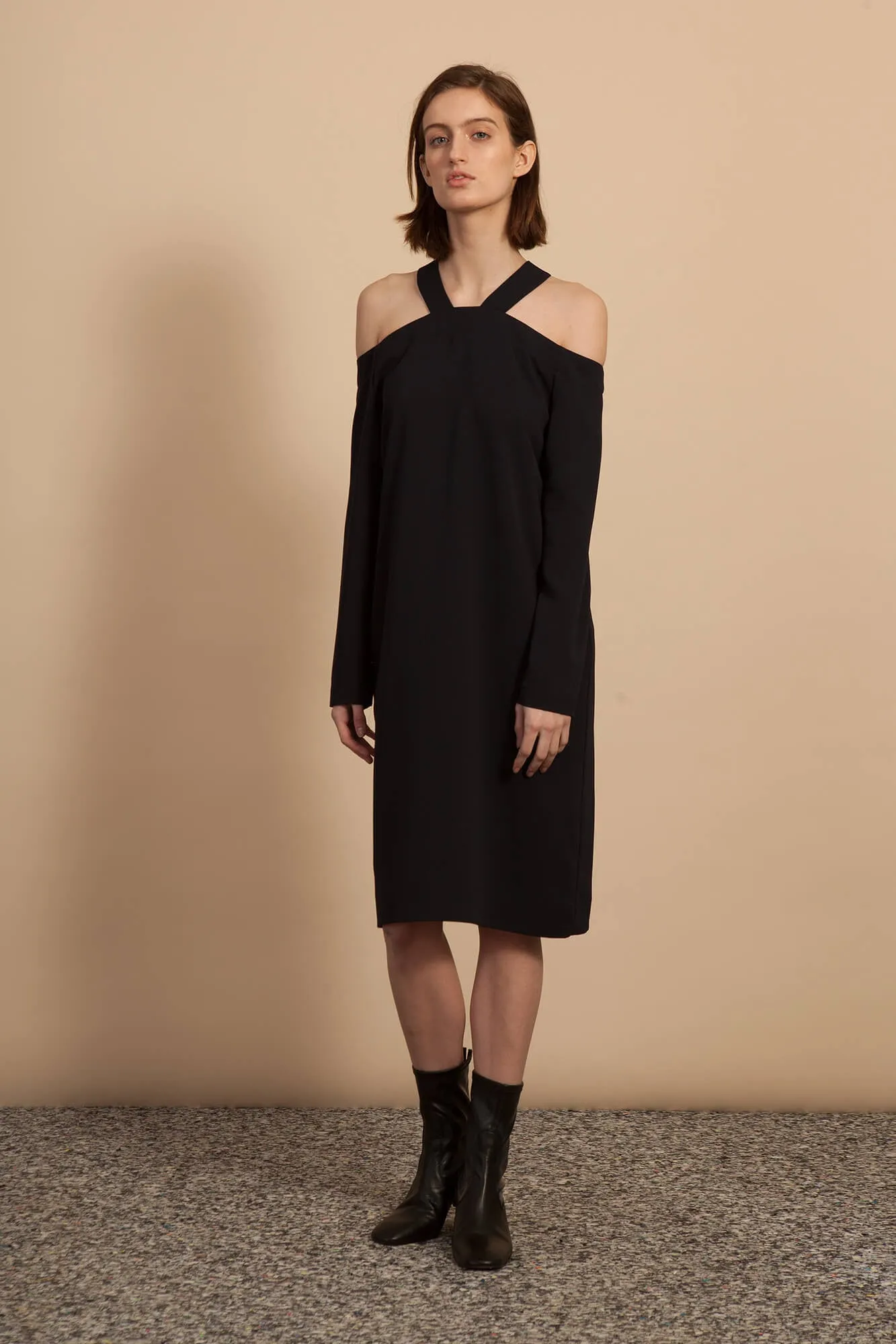 Trestle Dress - Black sold by NOMIA