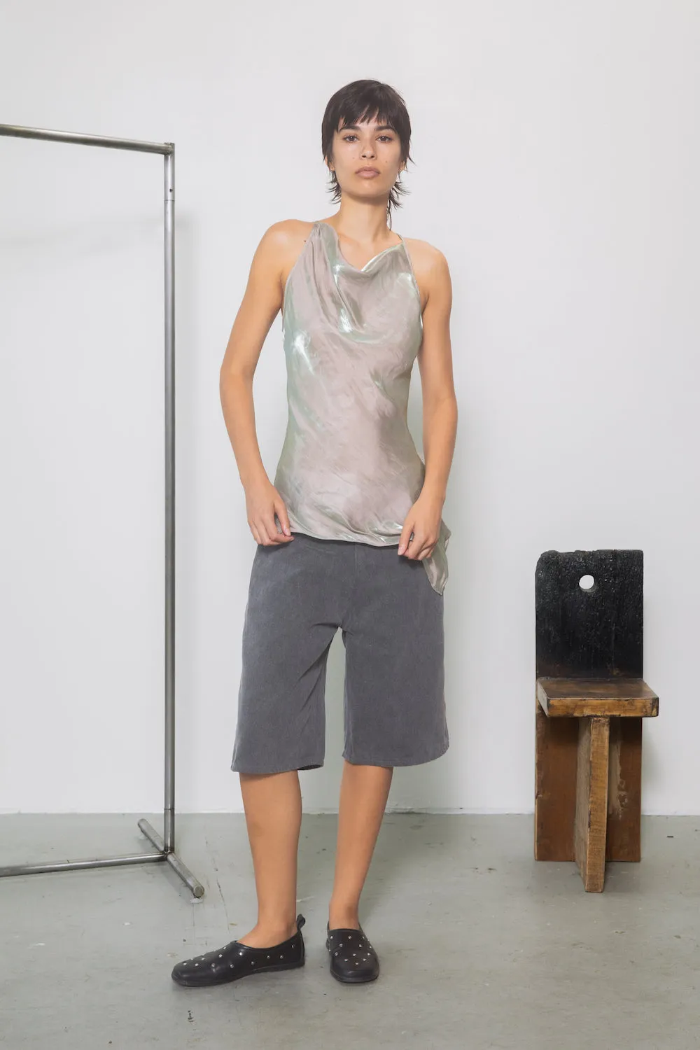 Crossback Bias Camisole - Opal sold by NOMIA