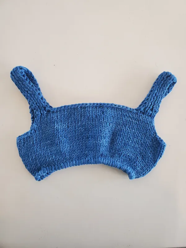 Nia Thomas Carlota Knit Top - Blue made by NOMIA