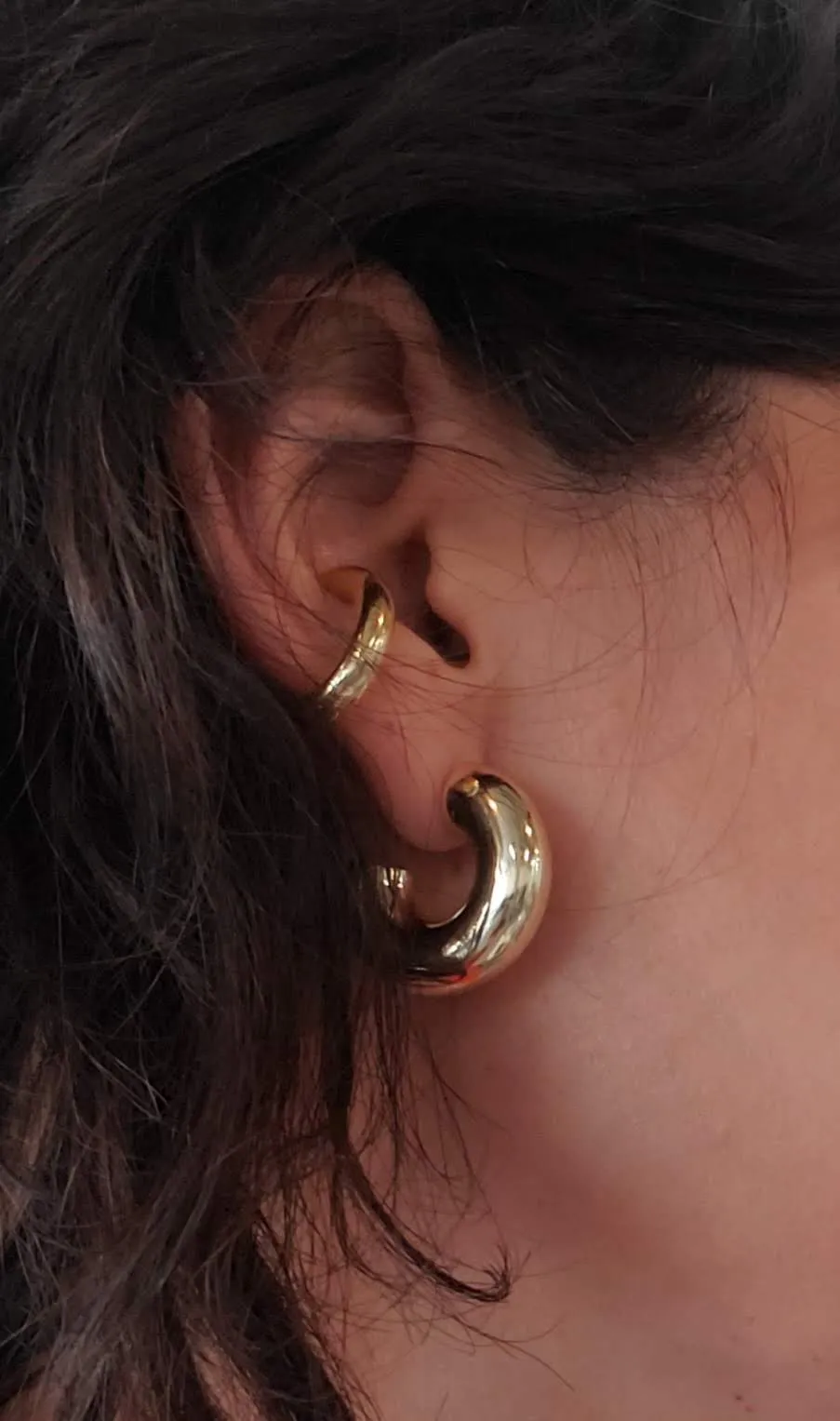 Gold Vermeil Large Ear Cuff sold by NOMIA product image thumbnail 2