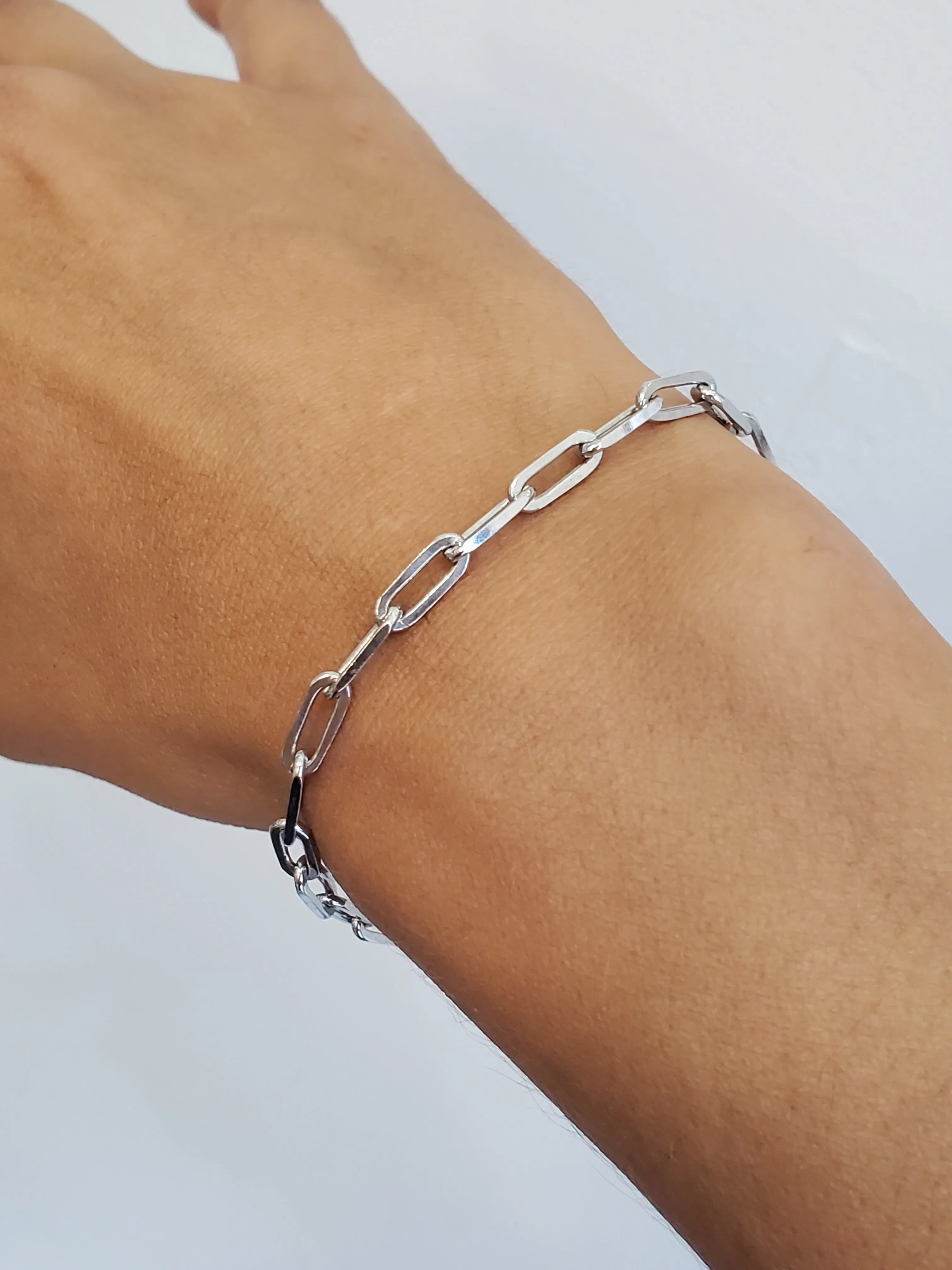 Chain Link Sterling Silver Bracelet sold by NOMIA product image thumbnail 2