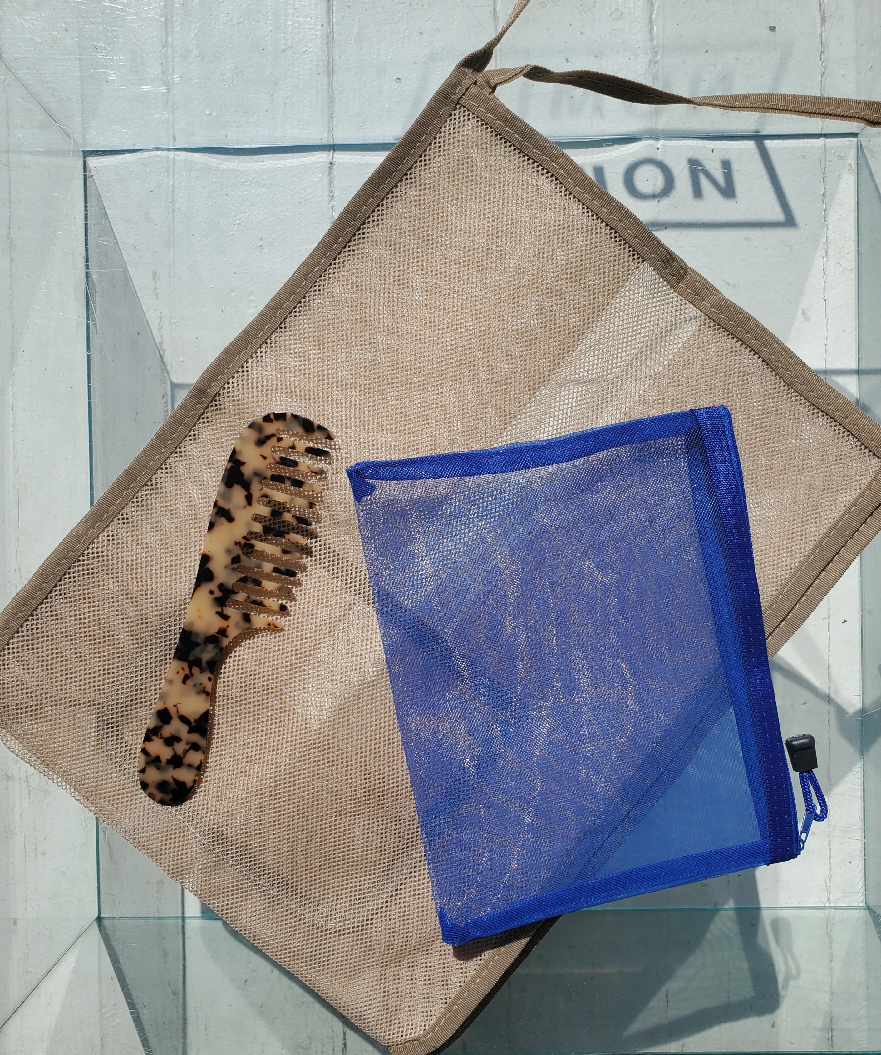 Mesh Tote - Beige sold by NOMIA product image thumbnail 2