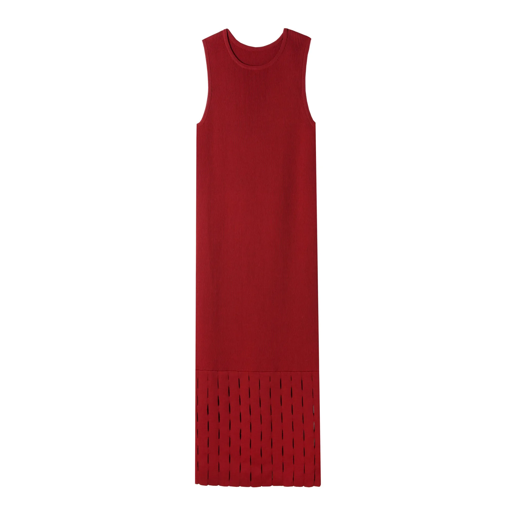 Mesh Hem Tank Dress - Brick sold by NOMIA product image thumbnail 2