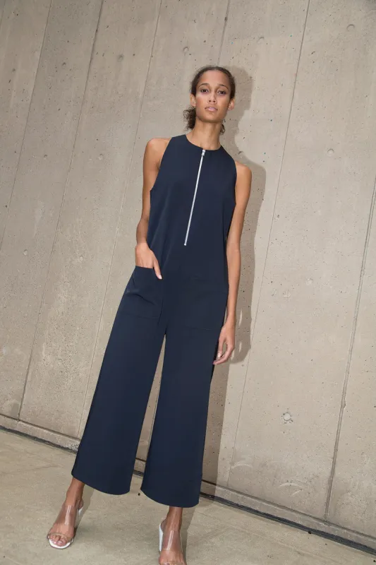 Cropped Jumpsuit - Midnight made by NOMIA