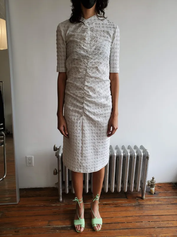 Short Sleeve Gathered Dress made by NOMIA