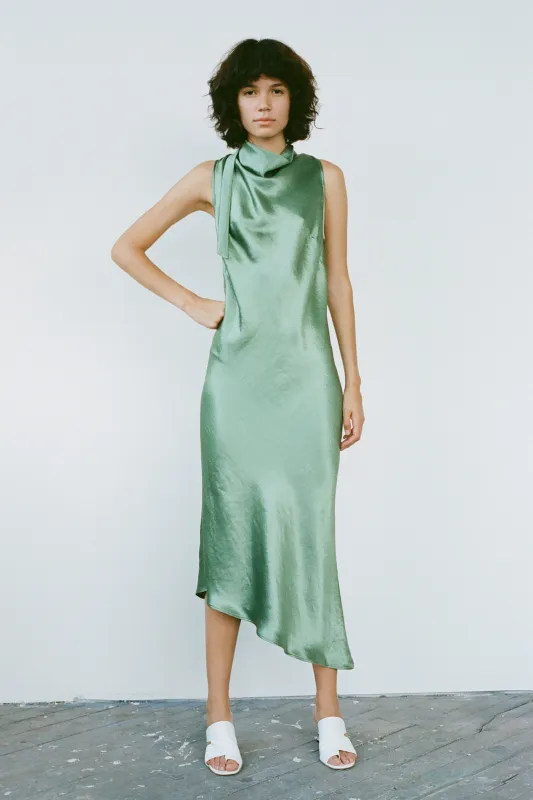 Cowl Bias Dress - Jade made by NOMIA