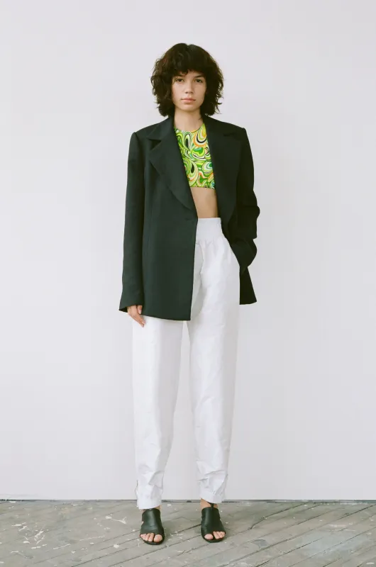 Side Slit Blazer - Black made by NOMIA