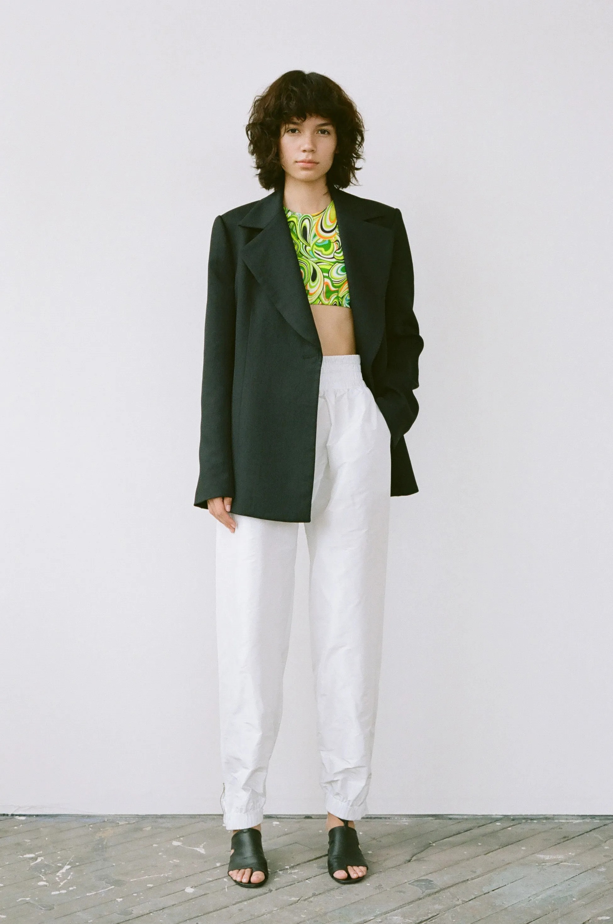 Side Slit Blazer - Black sold by NOMIA