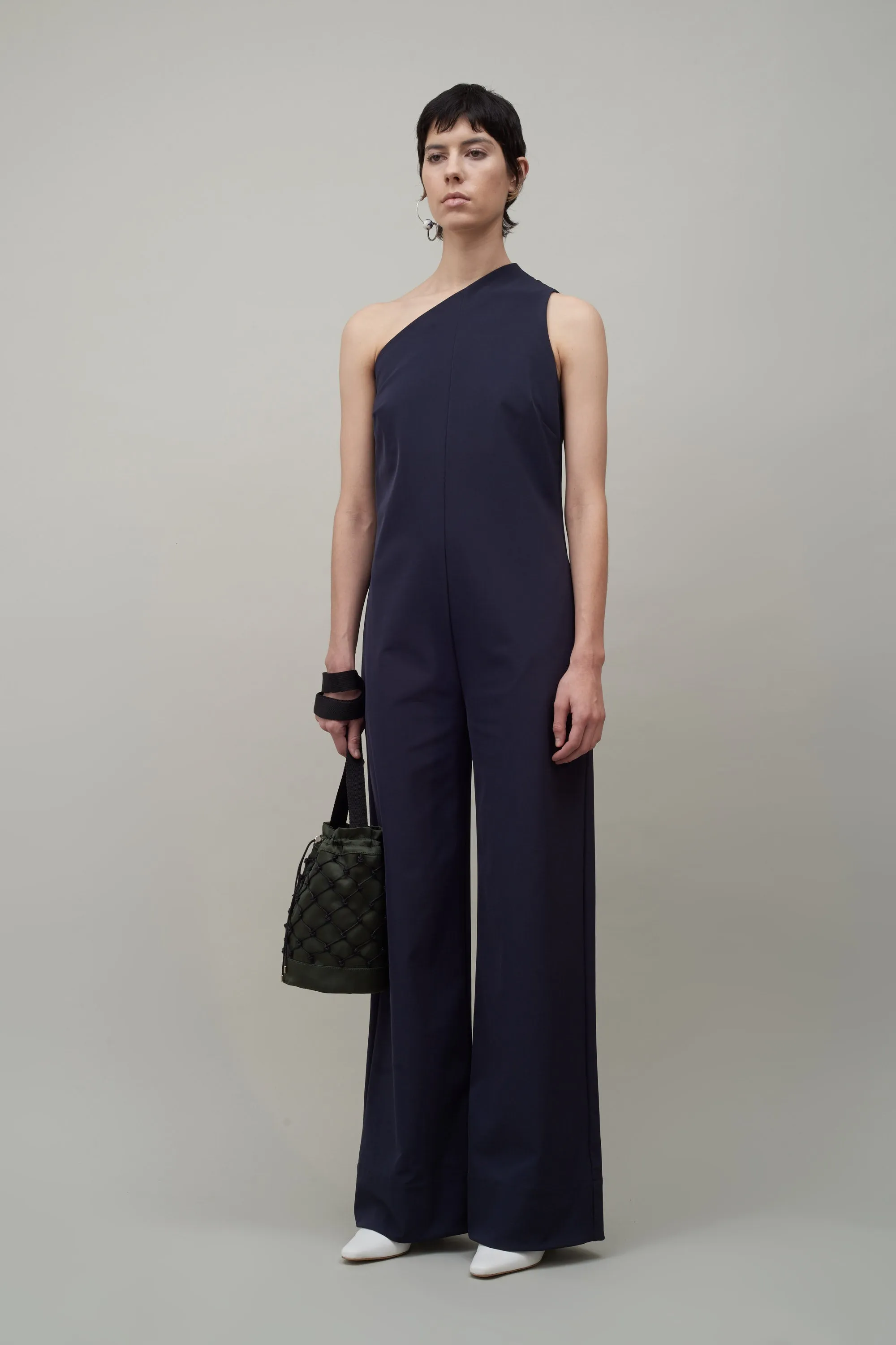 ONE SHOULDER JUMPSUIT - MIDNIGHT sold by NOMIA product image thumbnail 3