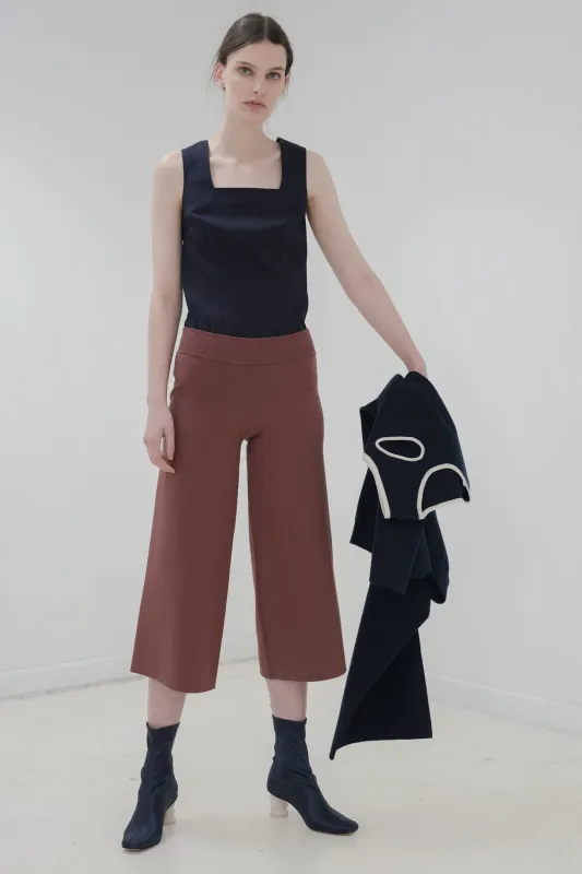 Cropped Culottes - Clay made by NOMIA
