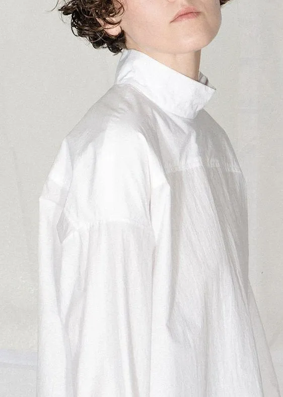 Oversize Mockneck Shirt - White sold by NOMIA product image thumbnail 2