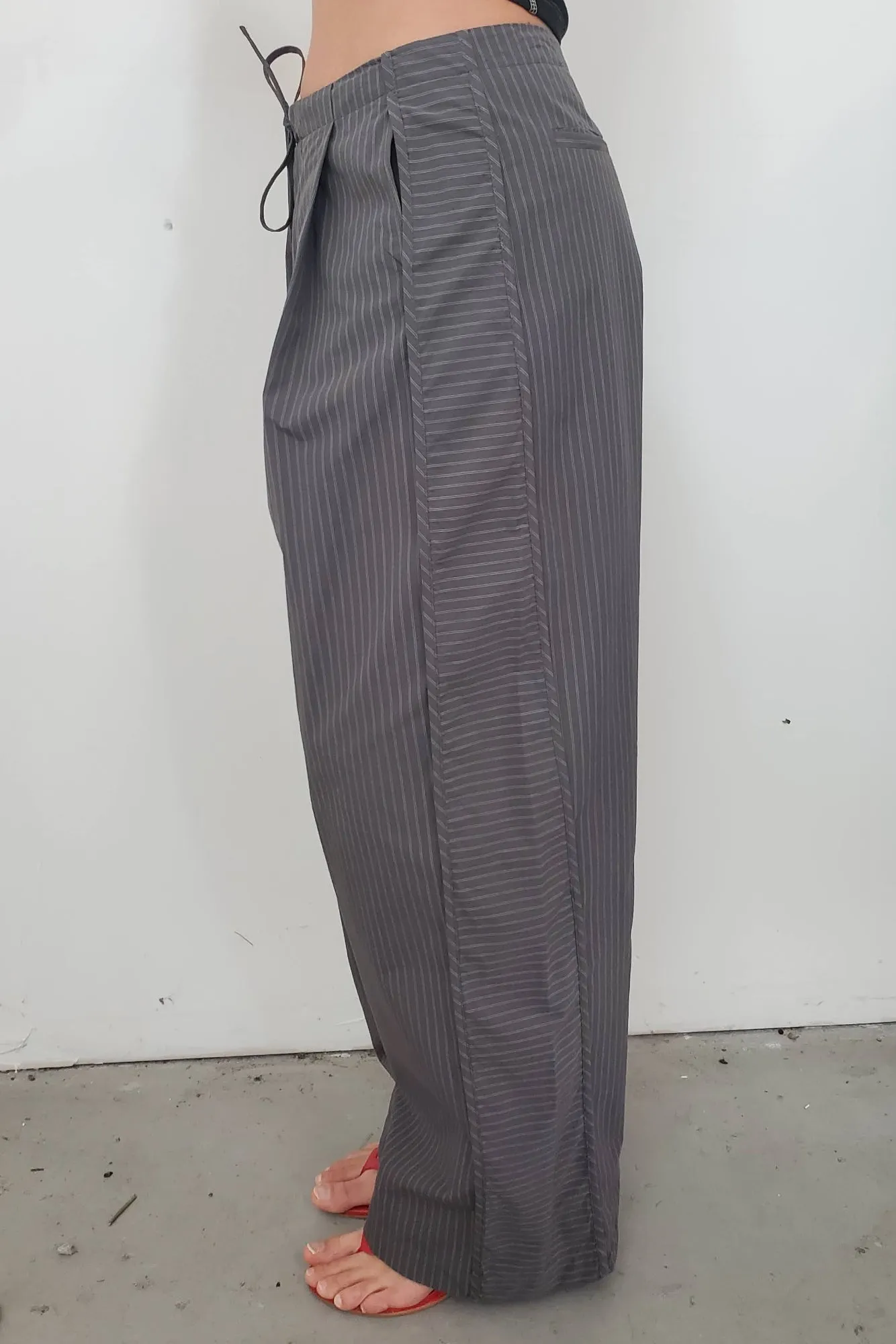 Side Panel Pant - Coffee Stripe sold by NOMIA product image thumbnail 4