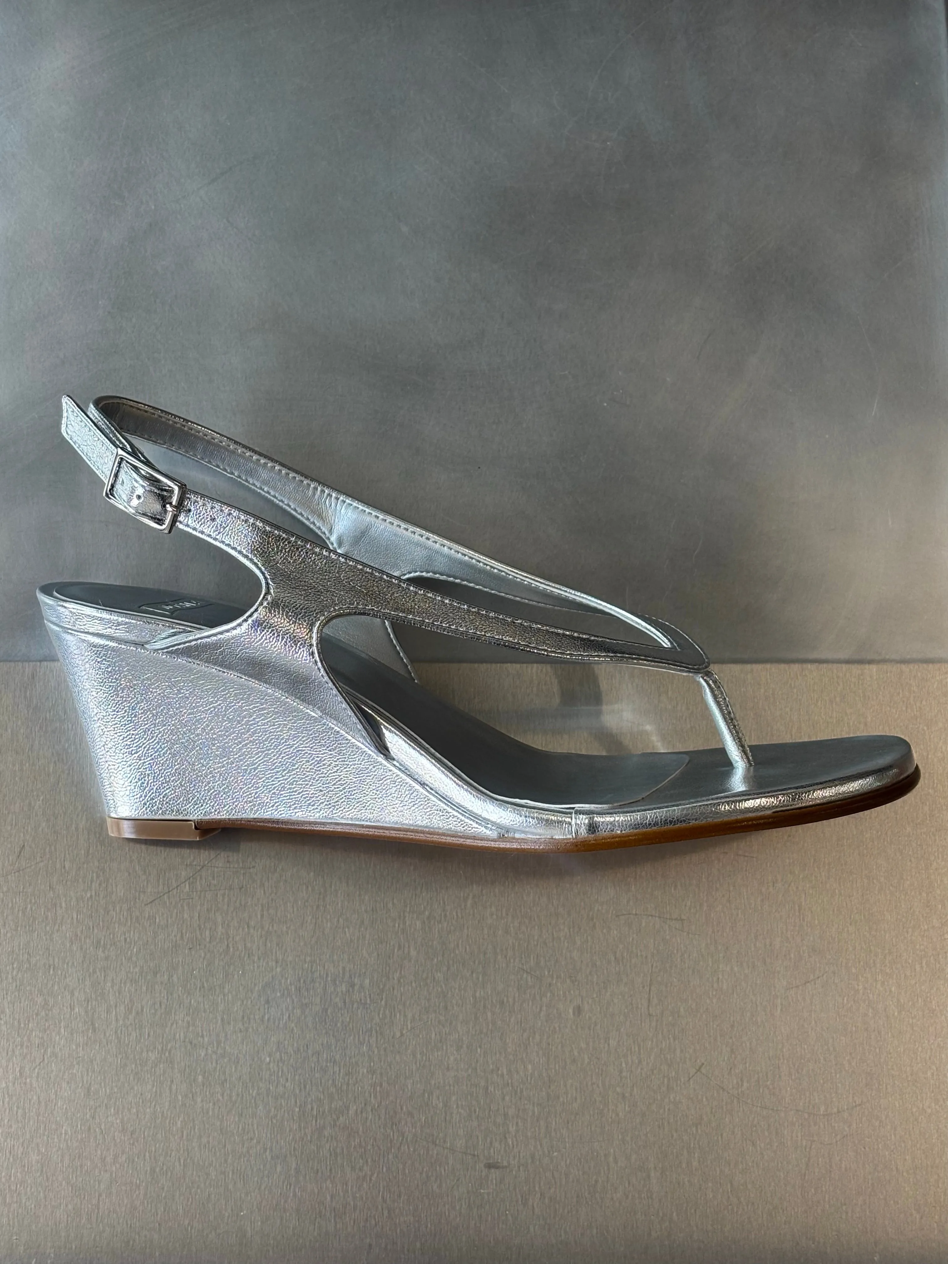 Lela Thong Wedge - Silver sold by NOMIA product image thumbnail 2