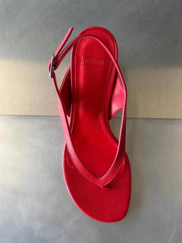 Lela Thong Wedge - Lipstick made by NOMIA