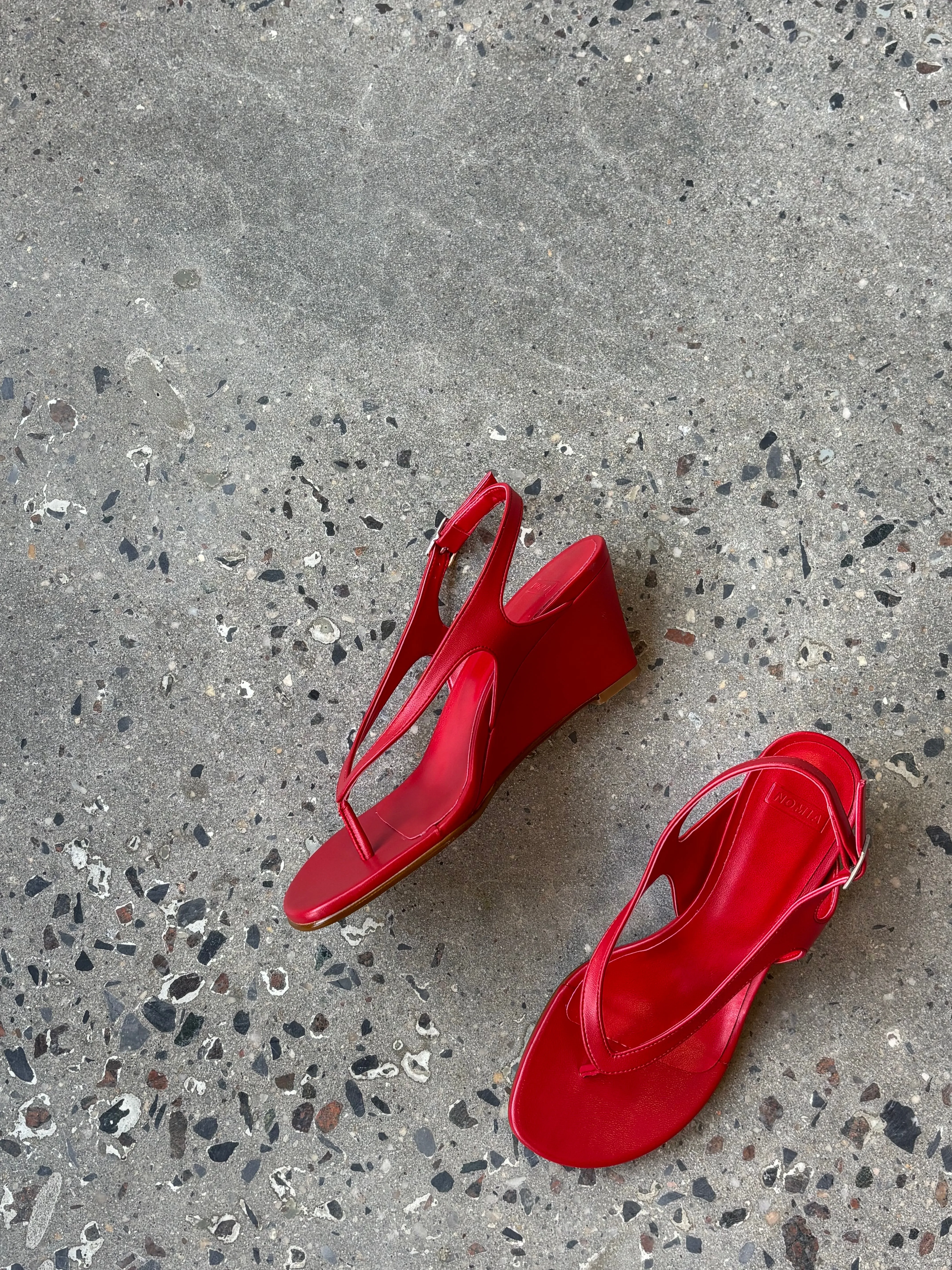 Lela Thong Wedge - Lipstick sold by NOMIA product image thumbnail 2