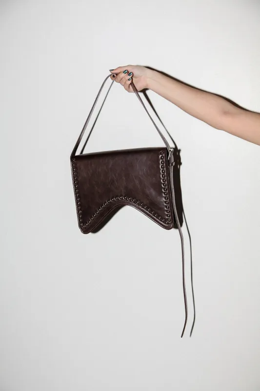 KkCo - Rivet Bag in Mud made by NOMIA