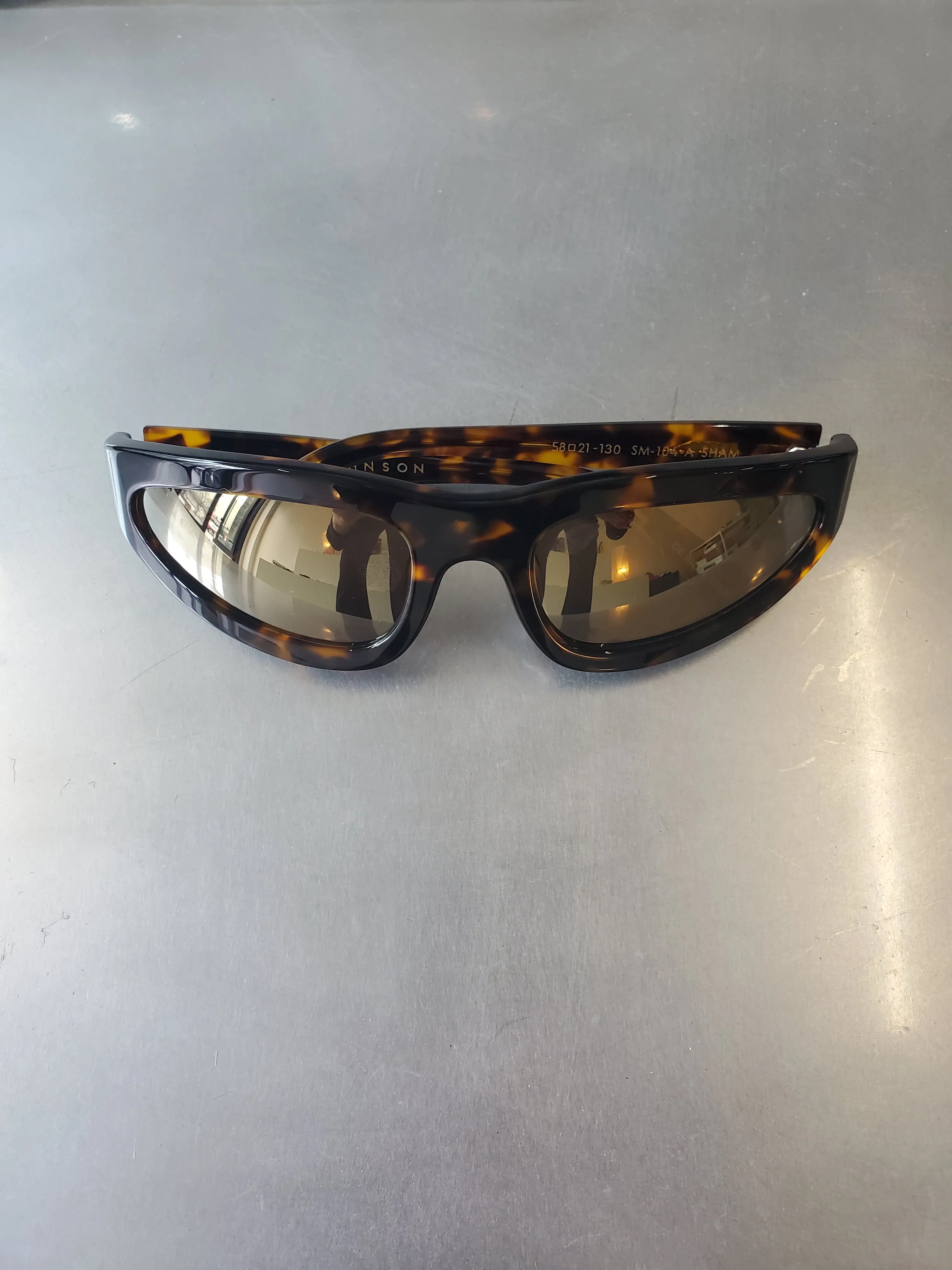 Elisa Johnson - Sham Wraparound In Brown Tortoise sold by NOMIA