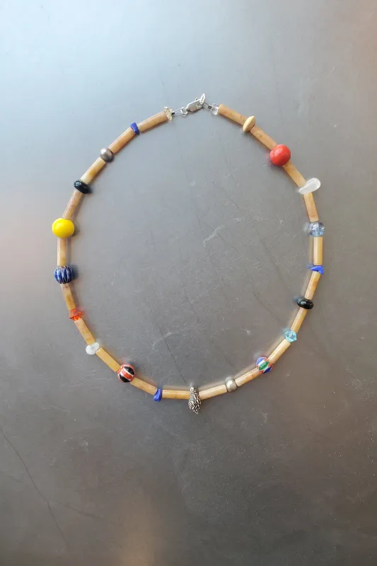 Confetti Calcite Choker - Orange Multicolor made by NOMIA