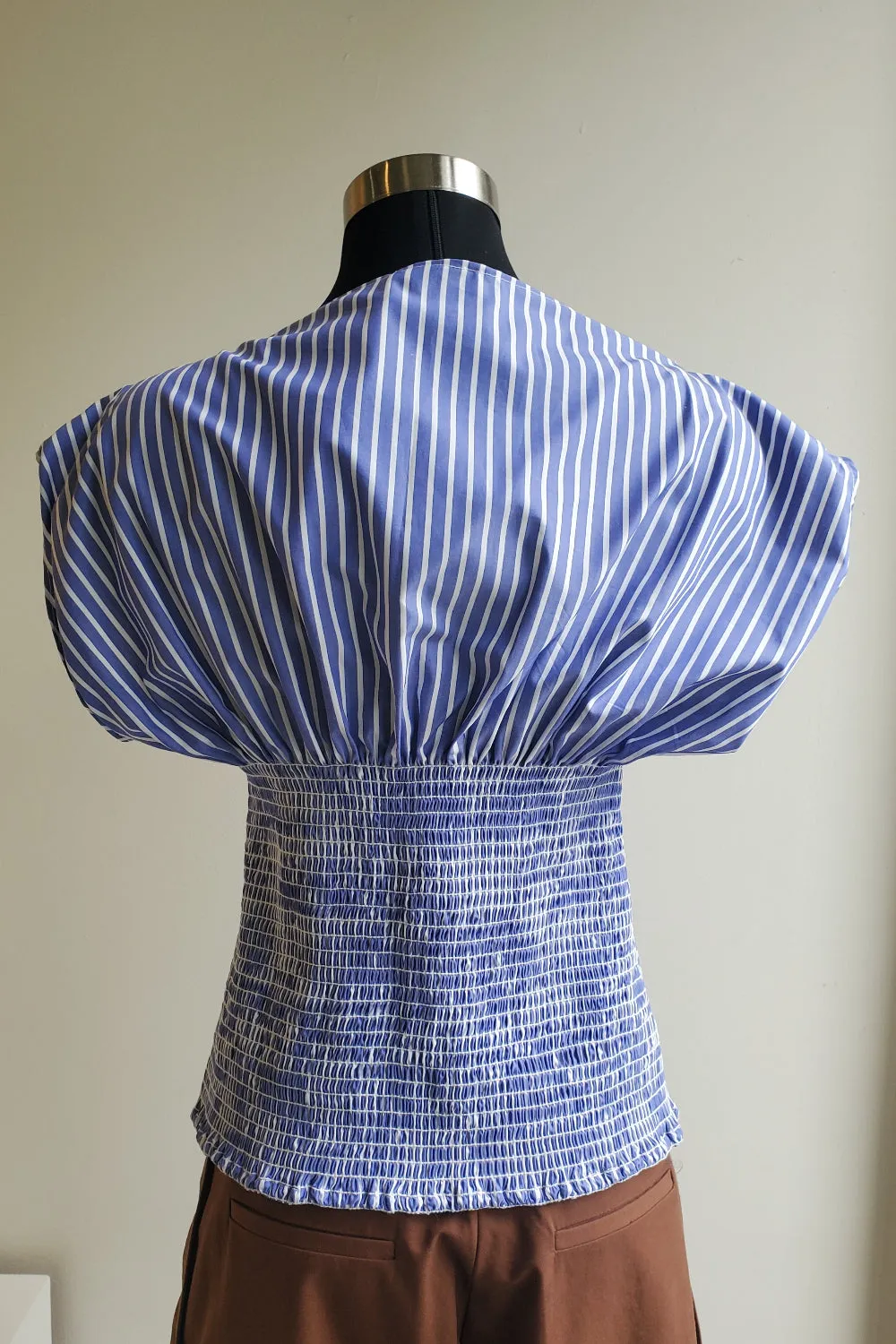 Smocked Sleeveless Top - Cornflower sold by NOMIA product image thumbnail 3