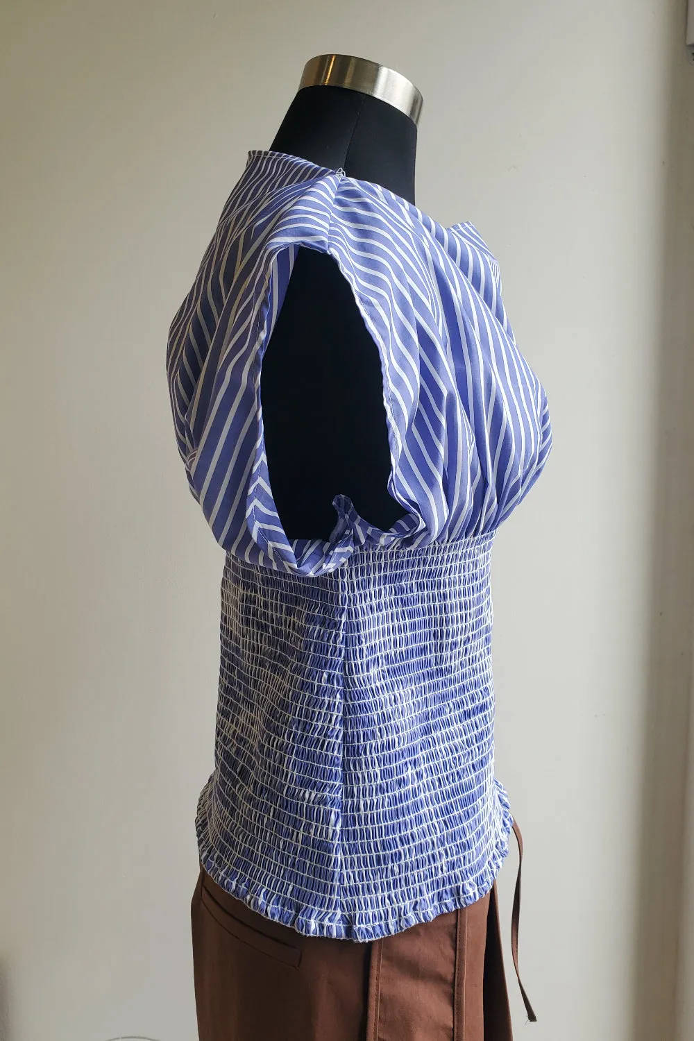 Smocked Sleeveless Top - Cornflower sold by NOMIA product image thumbnail 2